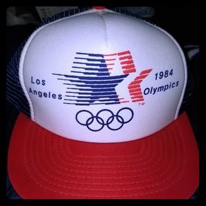 Authentic Vintage 1984 Olympics mesh hat. New!